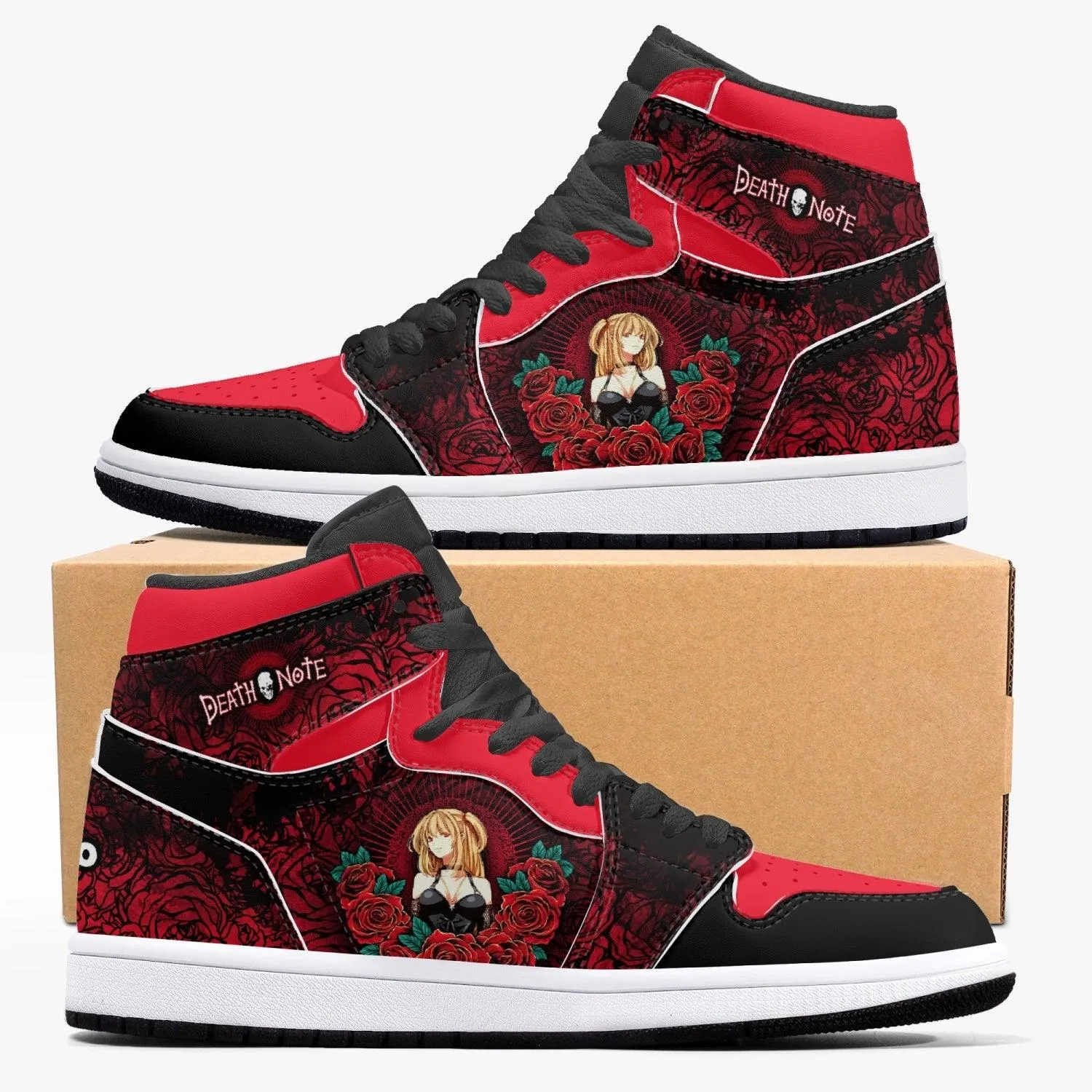 Death Note Misa Red JD1 Mid Anime Shoes