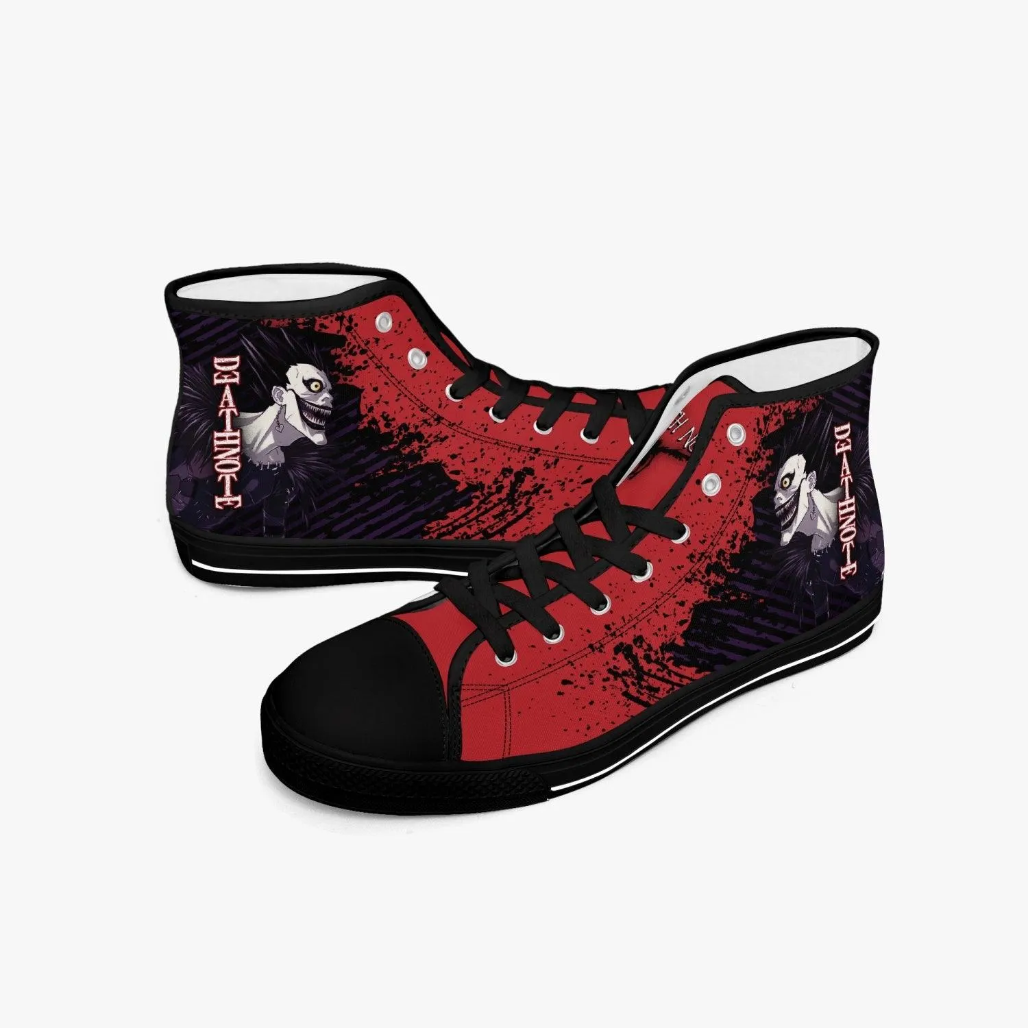 Death Note Ryuk Red Black A-Star Mid Anime Shoes