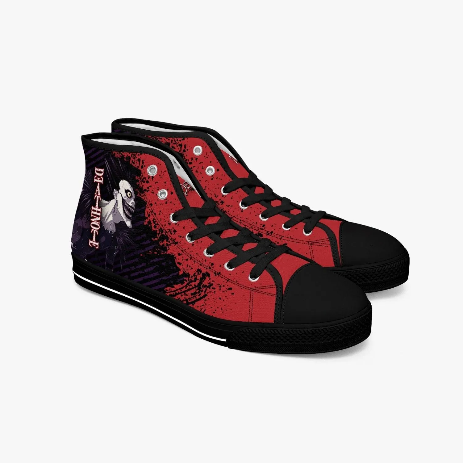 Death Note Ryuk Red Black A-Star Mid Anime Shoes