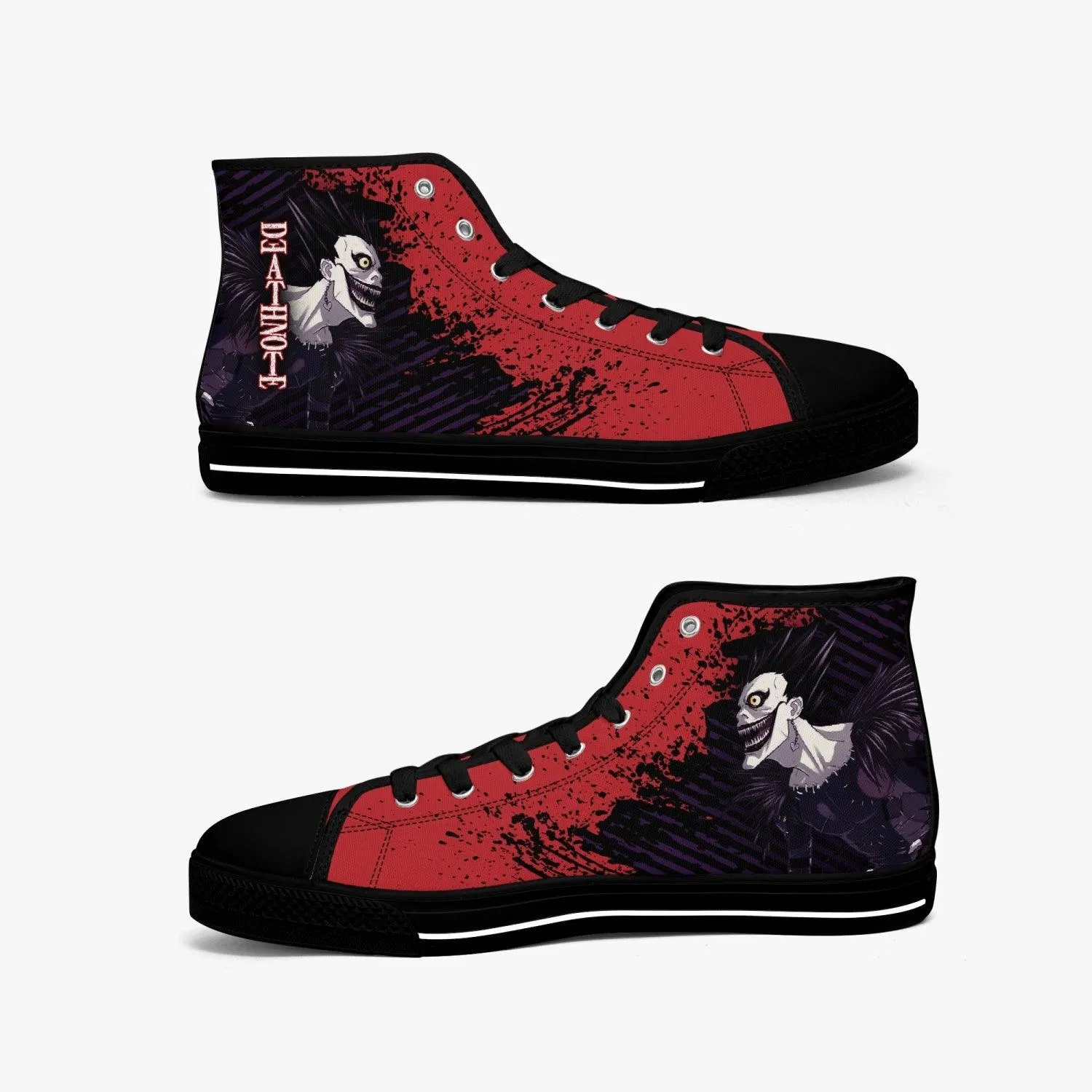 Death Note Ryuk Red Black A-Star Mid Anime Shoes