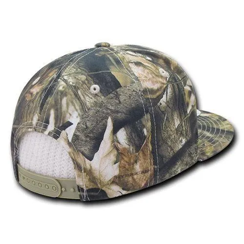 Decky Camouflage Hybricam Retro Flat Bill Snapback Baseball Caps Hats