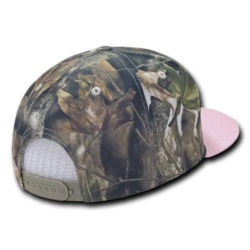 Decky Camouflage Hybricam Retro Flat Bill Snapback Baseball Caps Hats