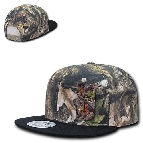 Decky Camouflage Hybricam Retro Flat Bill Snapback Baseball Caps Hats