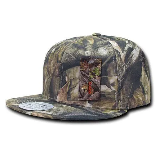 Decky Camouflage Hybricam Retro Flat Bill Snapback Baseball Caps Hats