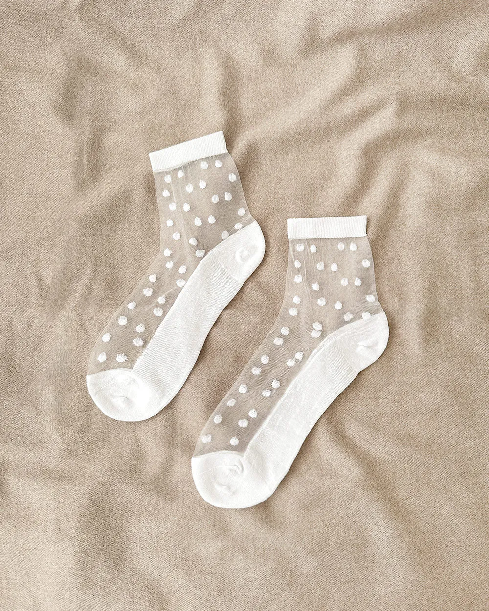 Dotty Mesh Socks