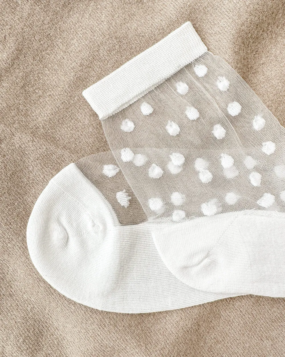 Dotty Mesh Socks