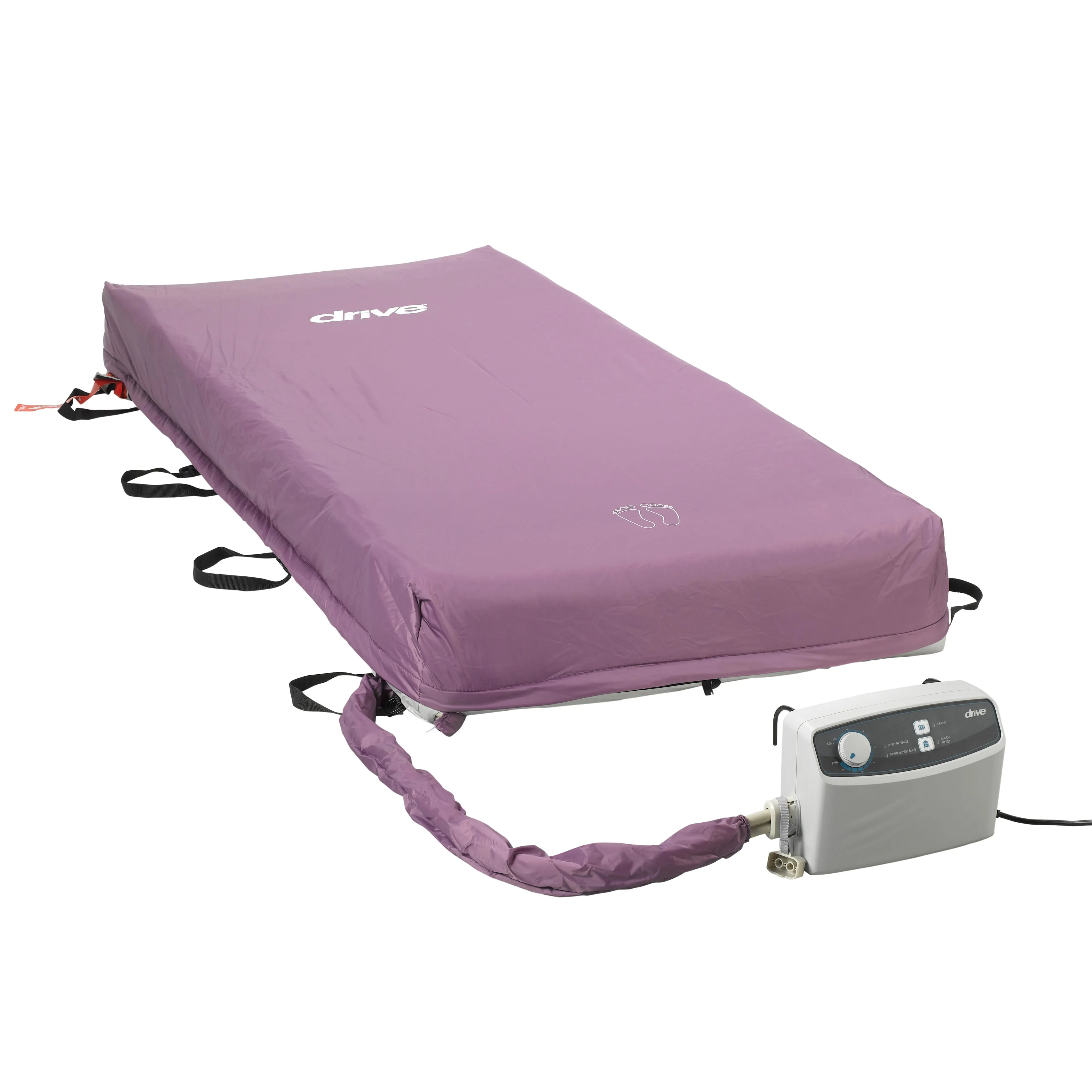 Drive Medical 14027 Med Aire Low Air Loss Mattress Replacement System with Alternating Pressure