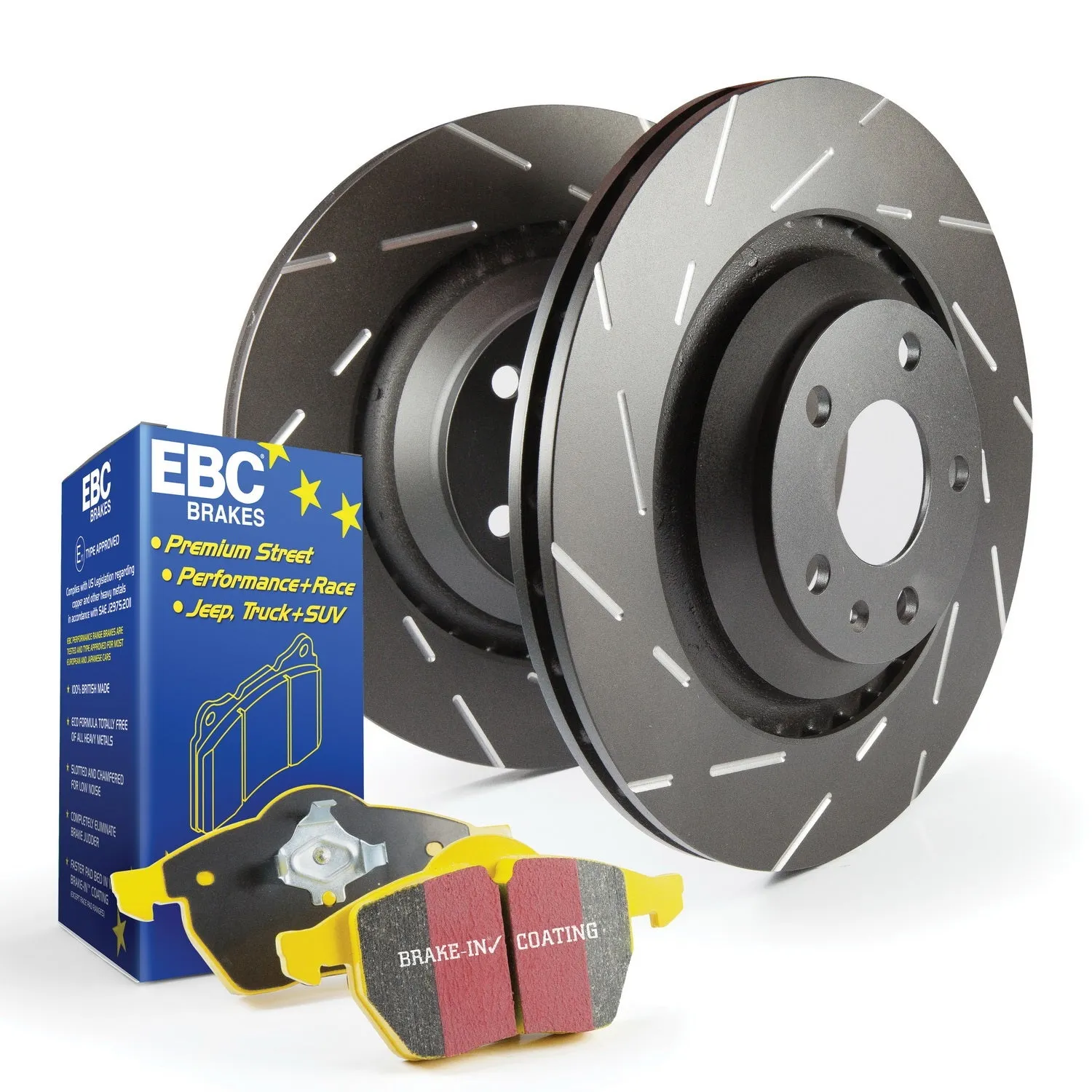 EBC Brakes S9KF1003 S9 Kits Yellowstuff and USR Rotors