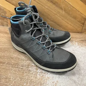 ECCO - Women's Gore-Tex Waterproof Hiking Boots - MSRP $225: Grey/Blue-women-W10