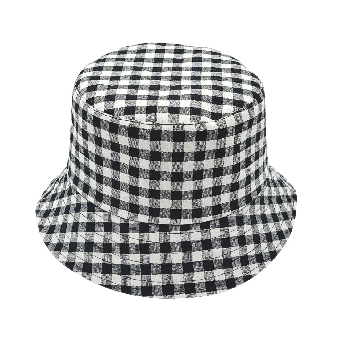 Empire Cove Checkered Tile Bucket Hat Reversible Fisherman Cap Women Men