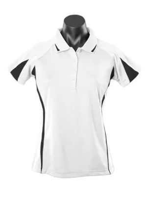 Eureka Ladies Polo - White/Black