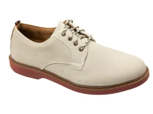 Florsheim 28686 Boy's Shoe - Plain Toe Ox-Suede-White