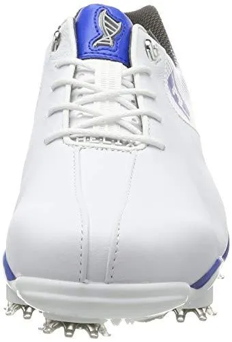 FootJoy Men's D.N.A. Helix-Previous Season Style Golf Shoes White 13 M Electric Blue, US