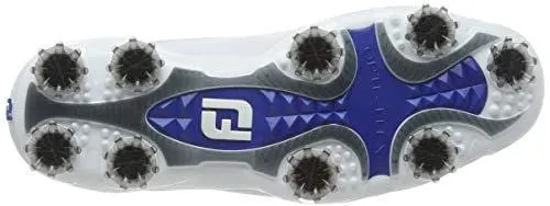 FootJoy Men's D.N.A. Helix-Previous Season Style Golf Shoes White 13 M Electric Blue, US