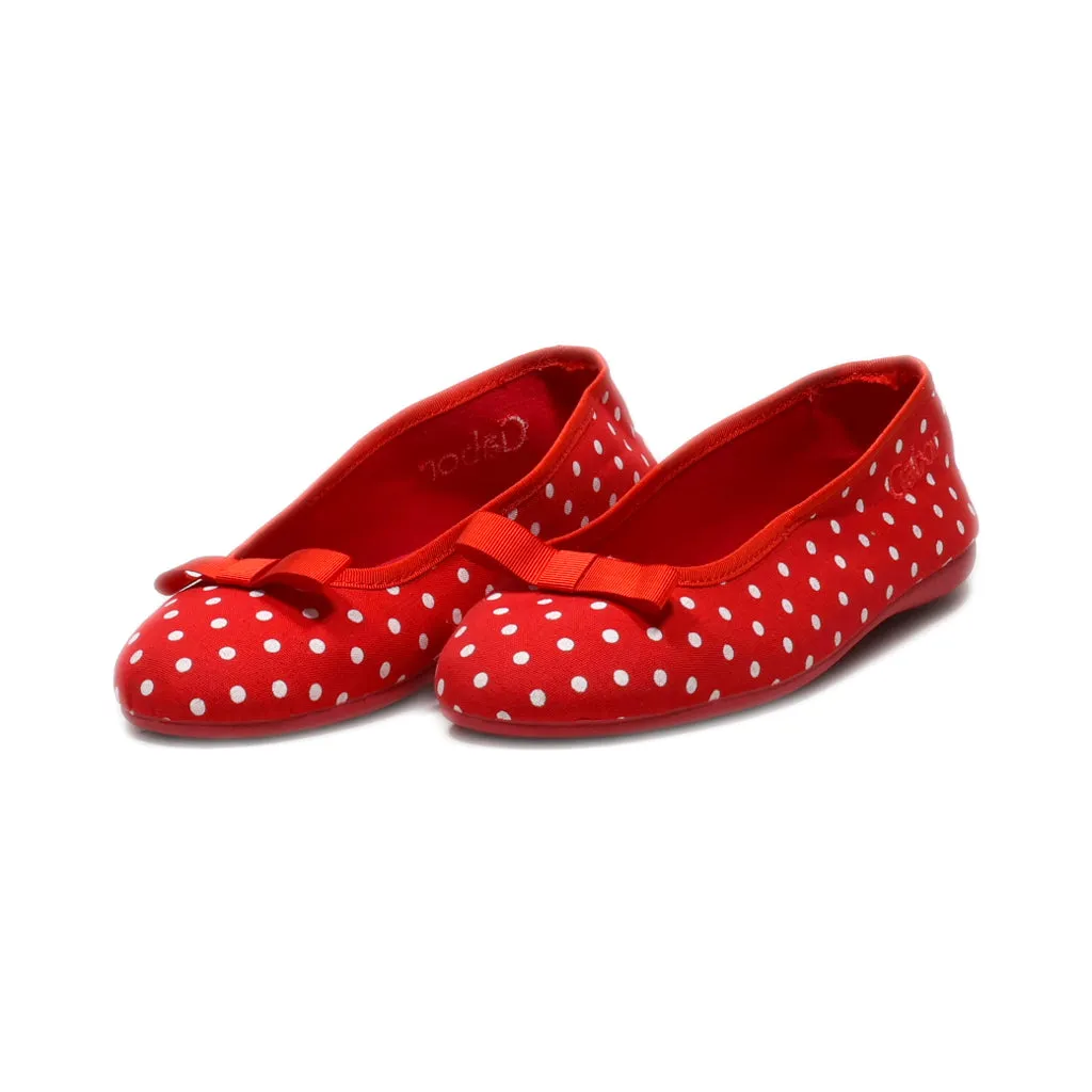 Gabor Ballerinas Canvas Red Colour For Women