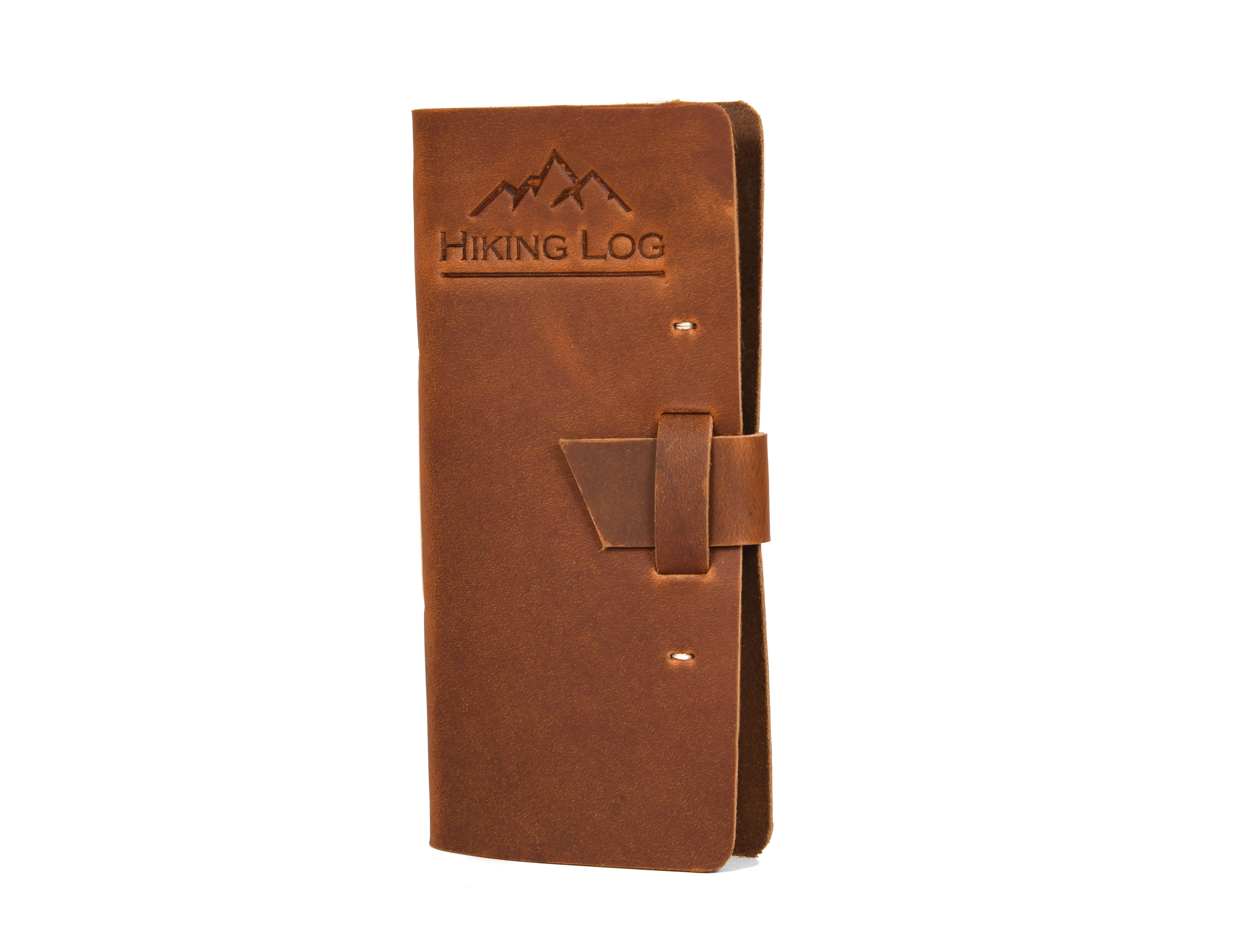 Genuine Leather Hiking Logbook