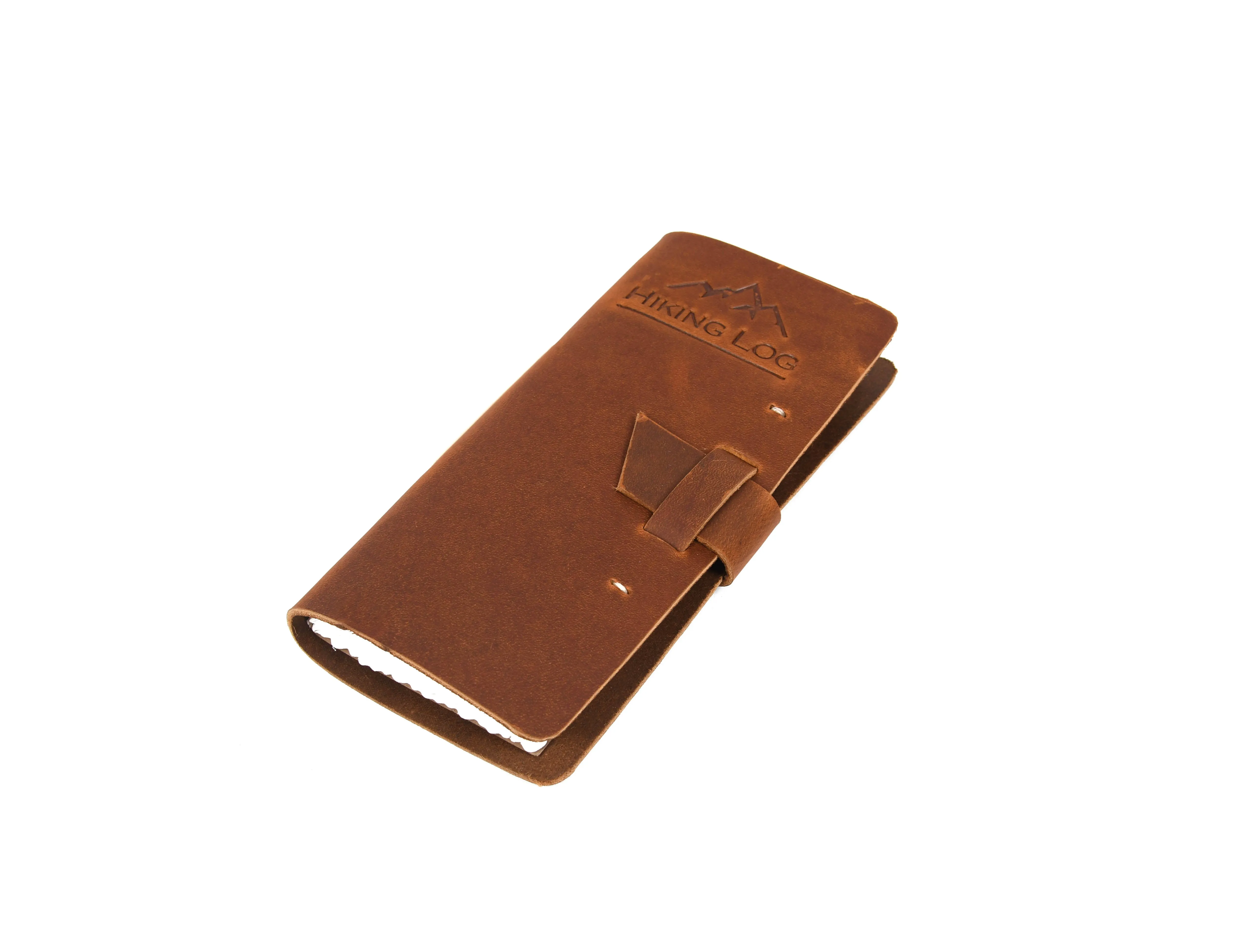 Genuine Leather Hiking Logbook