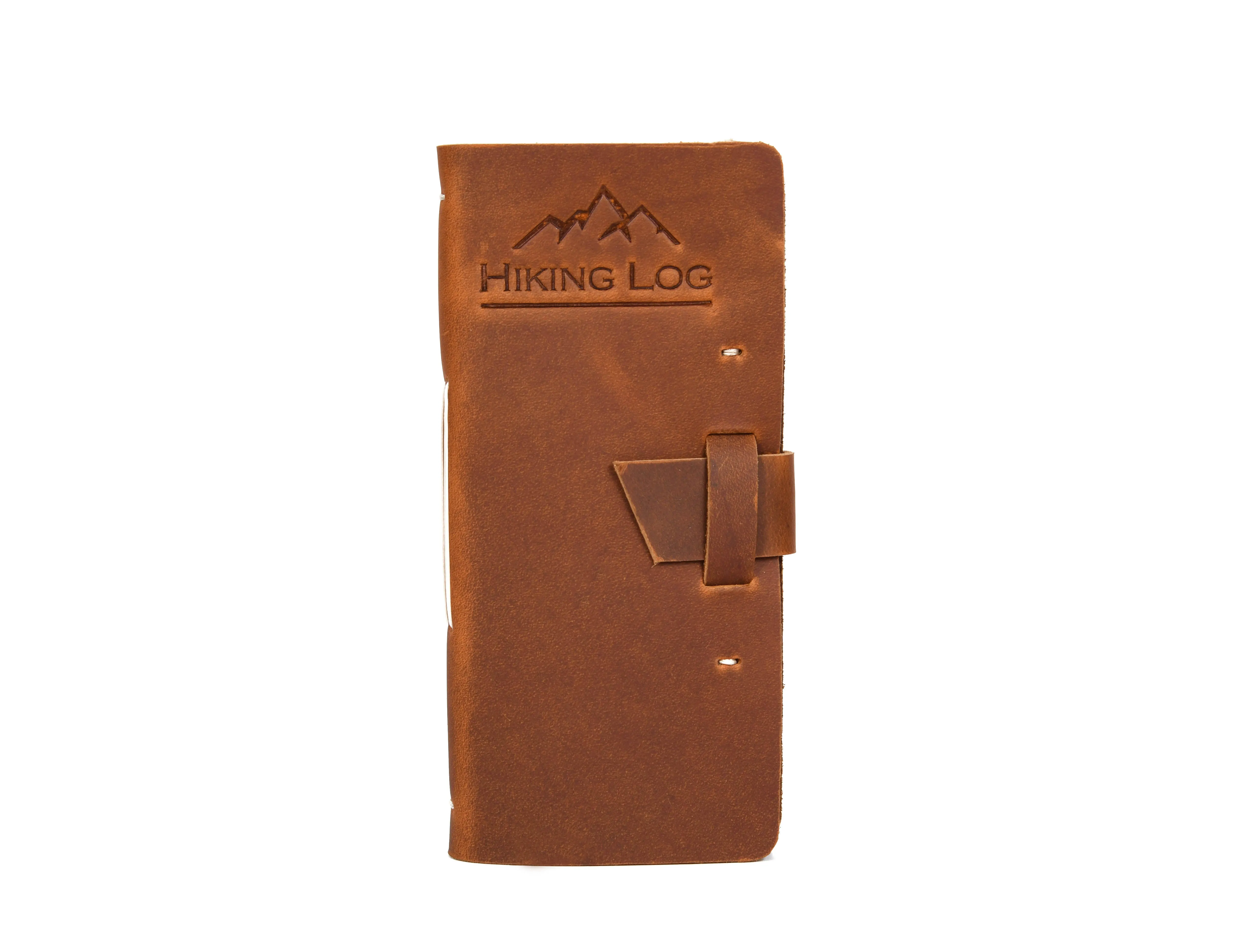 Genuine Leather Hiking Logbook