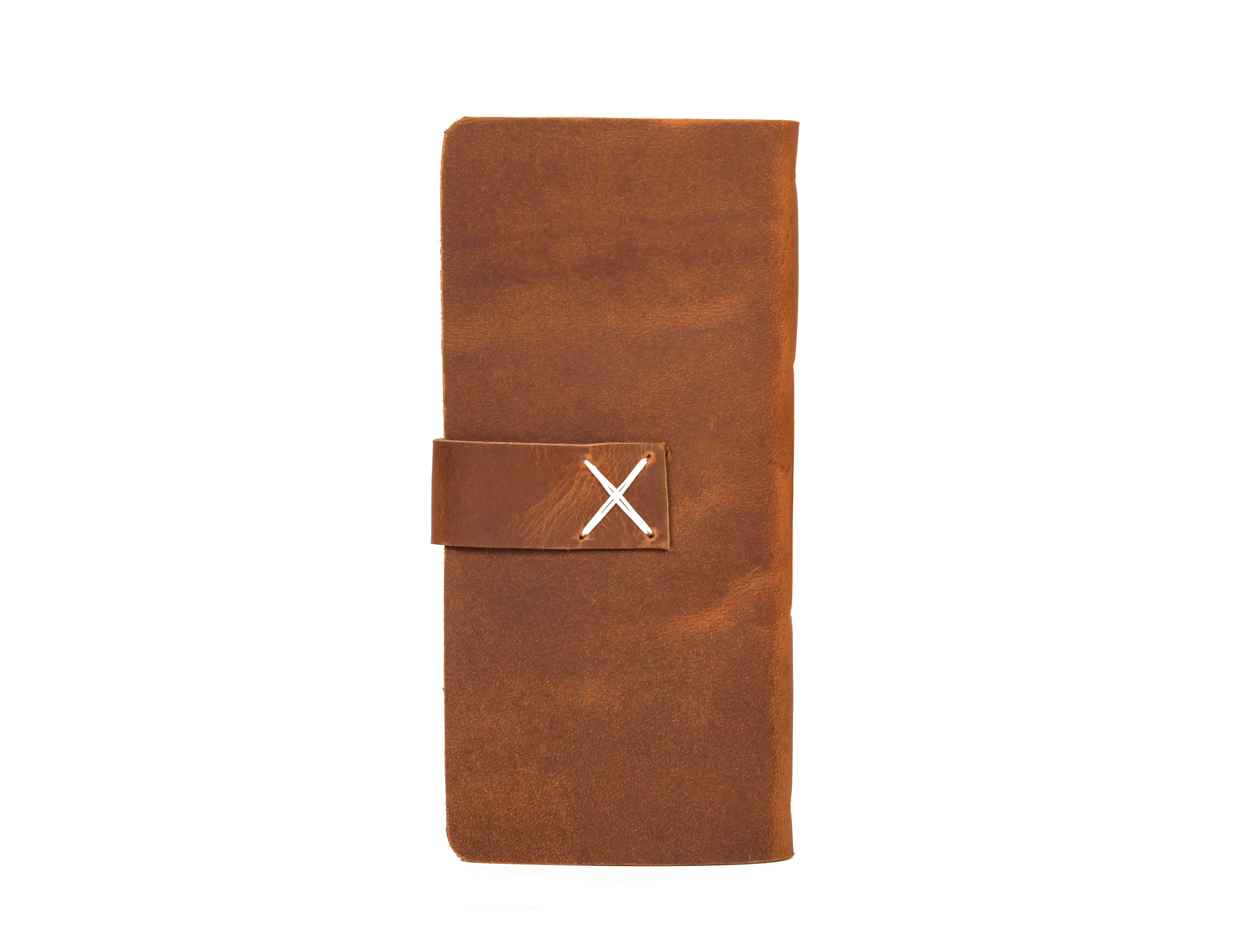 Genuine Leather Hiking Logbook