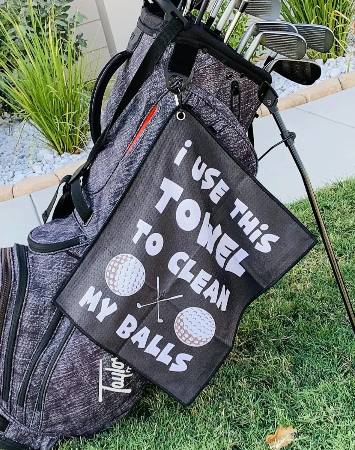 Golf Towel - I Use This Towel To Clean My Balls