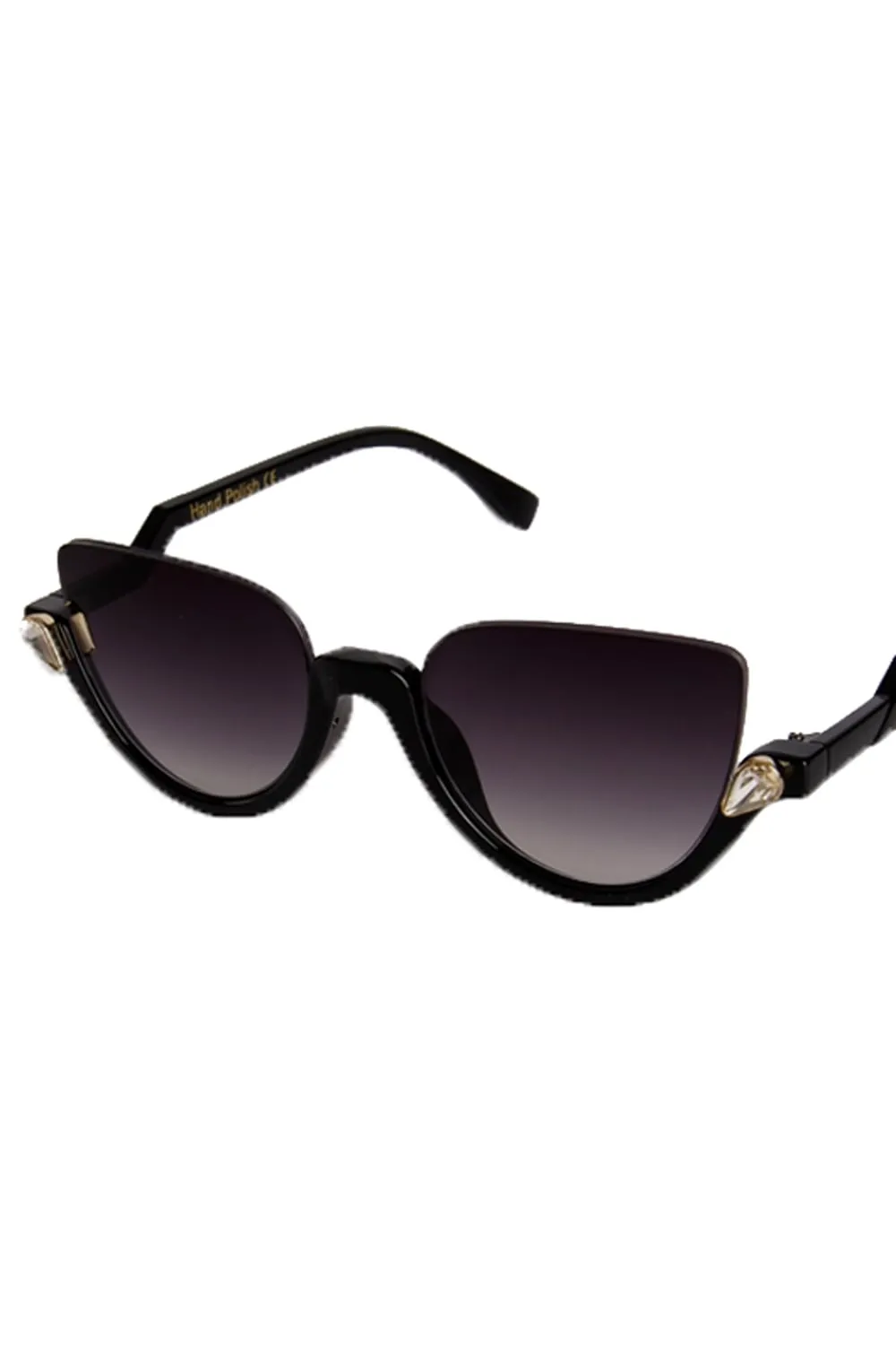 Half Frame Cat Eye Sunglasses