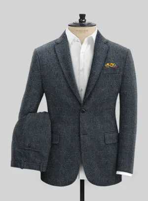 Harris Tweed Country Blue Suit