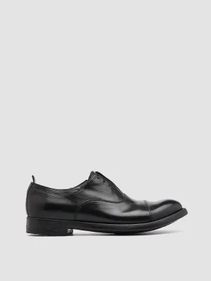 HIVE 004 - Black Leather Oxford Shoes