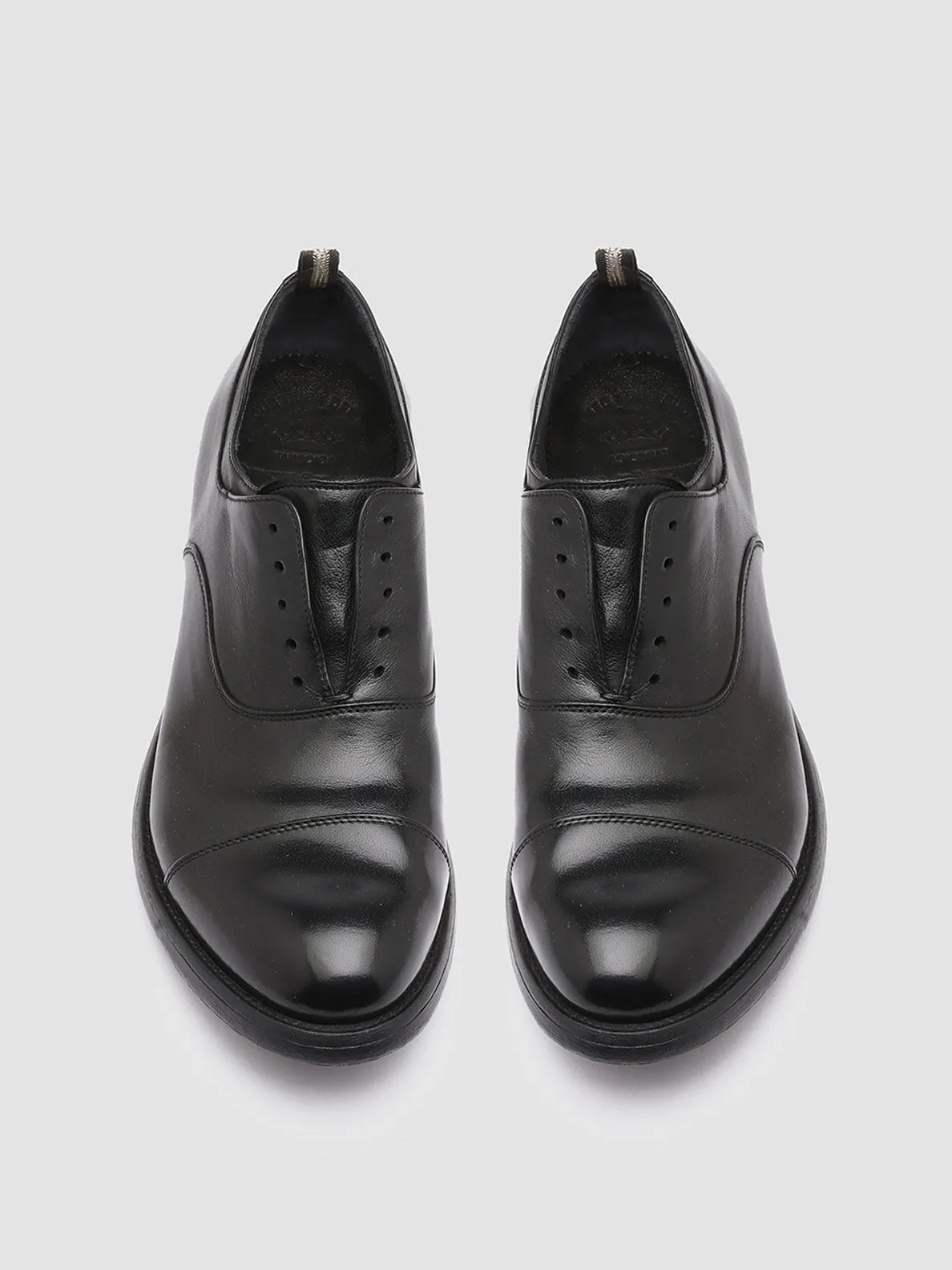 HIVE 004 - Black Leather Oxford Shoes