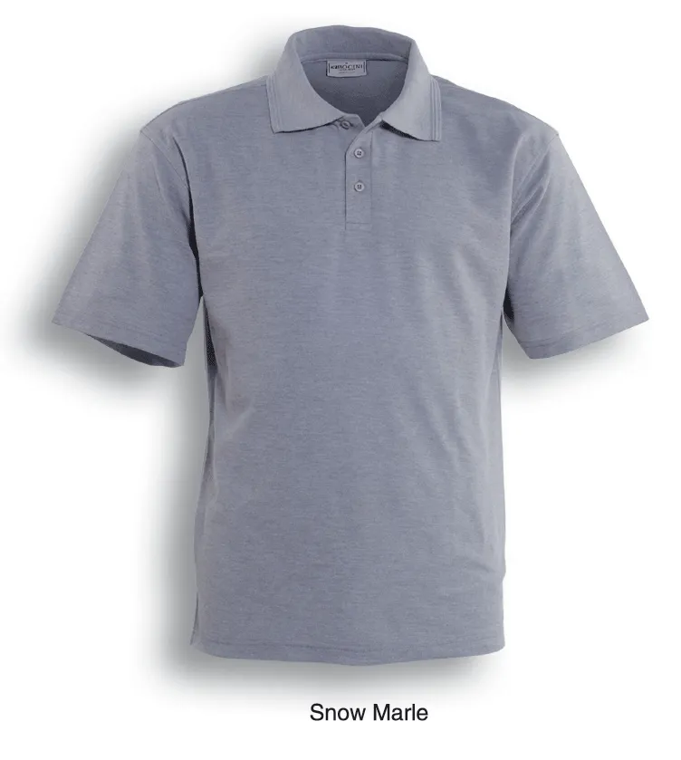 Huon Cotton Jersey Polo - Snow