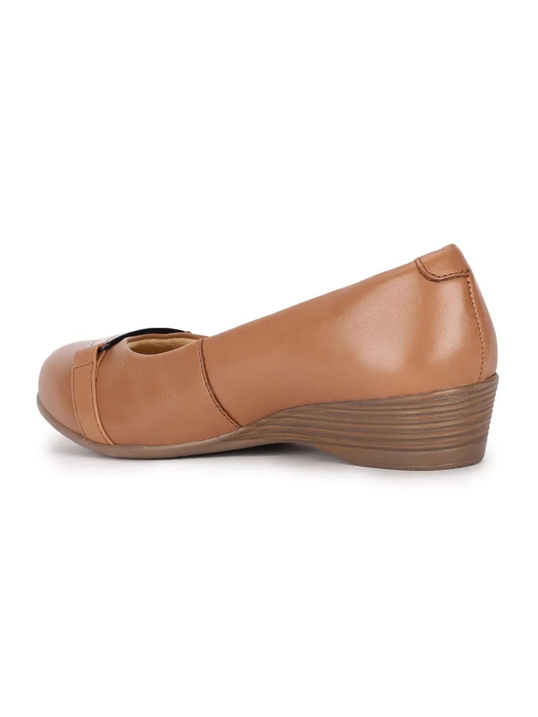 Hush Puppies Womens Dacey Trim Light Brown Ballet Flat - 4 UK (5543525)