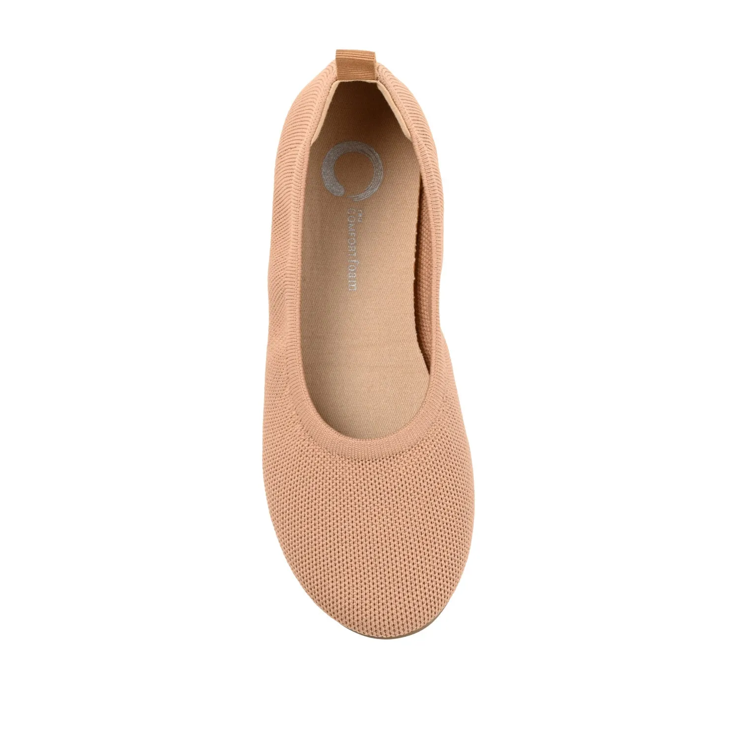 JERSIE BALLET FLATS IN KNIT FABRIC