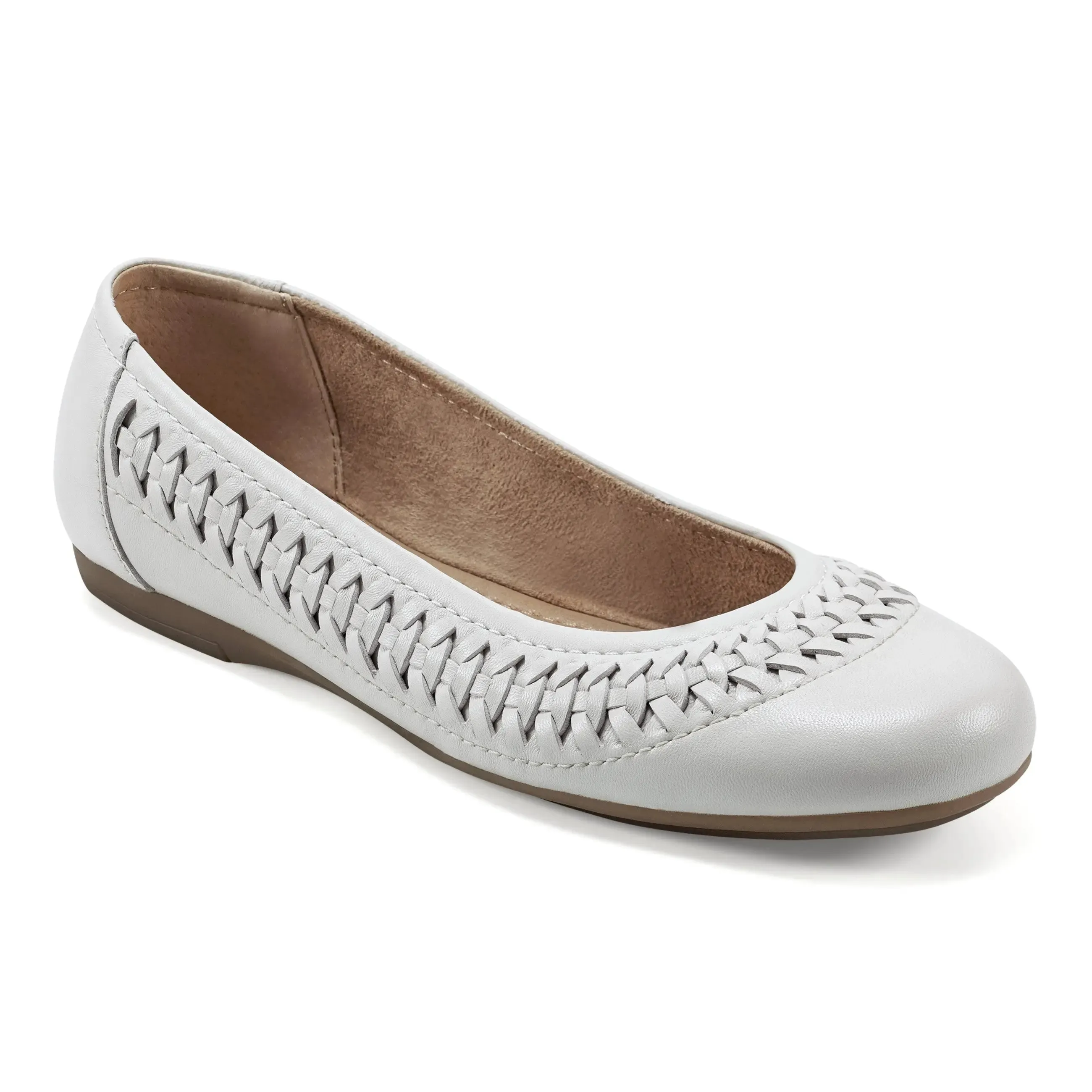 Jett Woven Round Toe Slip-on Dress Flats