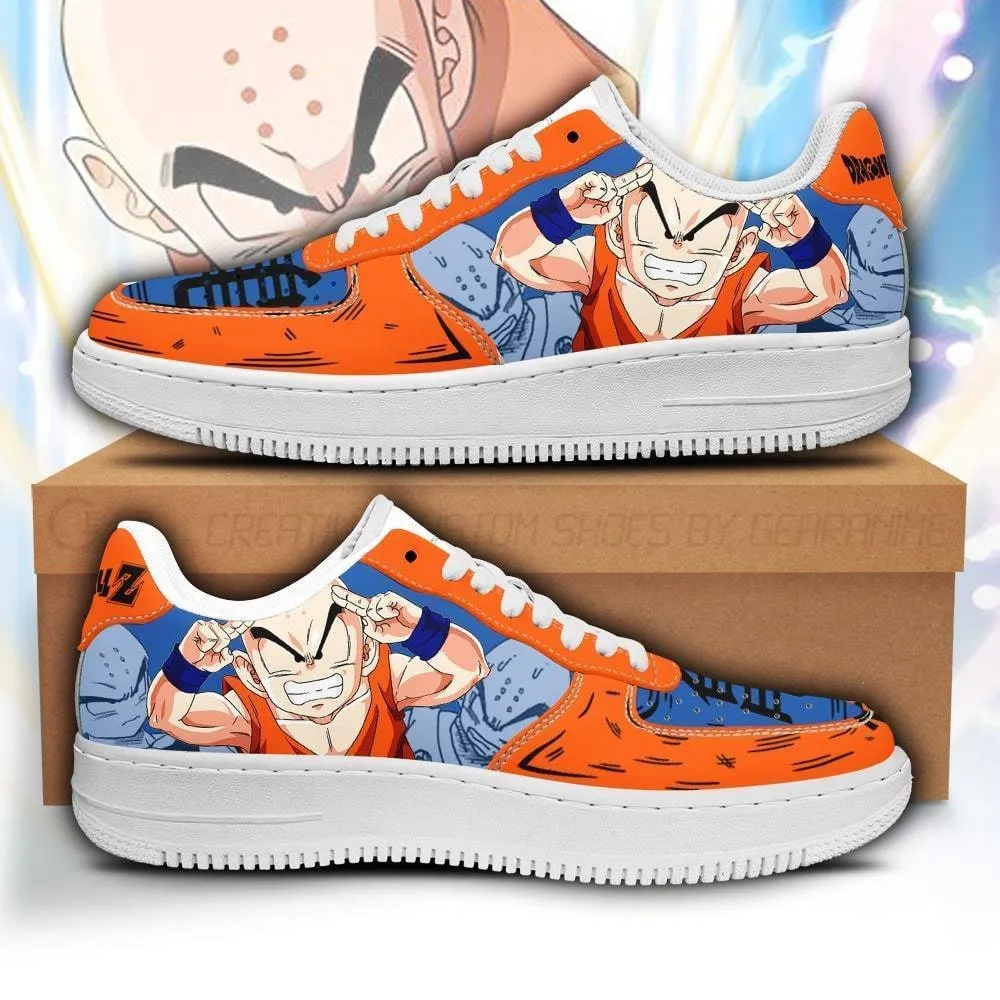 Krillin Sneakers Custom Dragon Ball Anime Shoes Fan Gift PT05