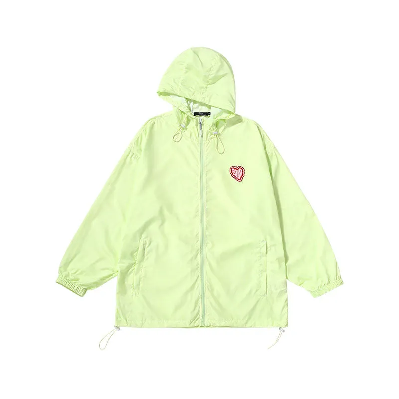 Love Badge Hooded UV50  Anti-ultraviolet Sunscreen Jacket