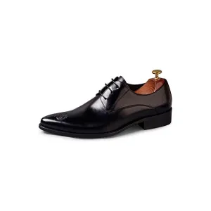 LuxeLeather Classy Lace Up Oxford Dress Shoes