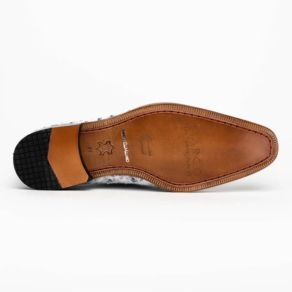 Marco Di Milano Criss Oxford Newspaper Ostrich Shoes