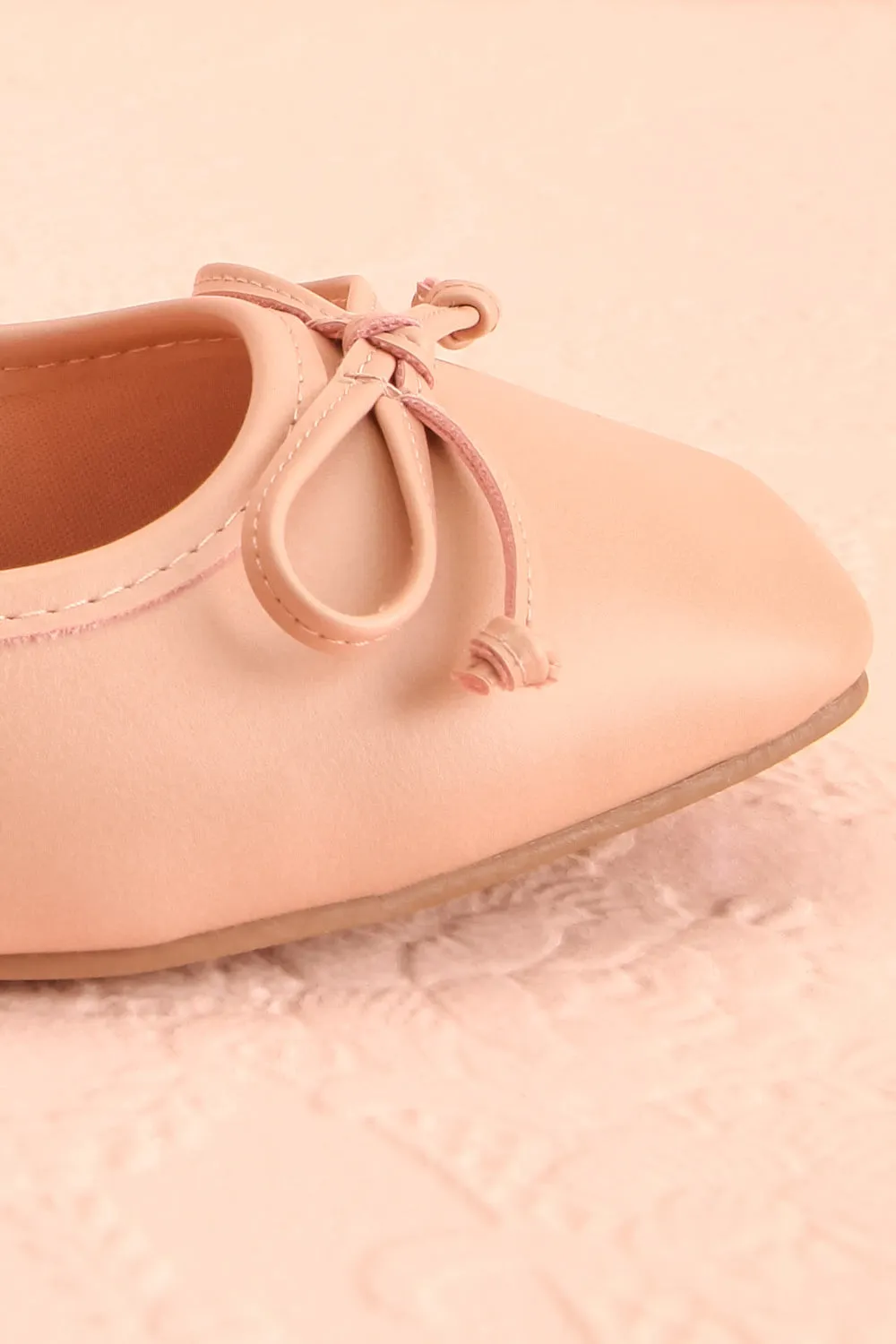 Maree Blush | Pink Ballet Flats w/ Bow