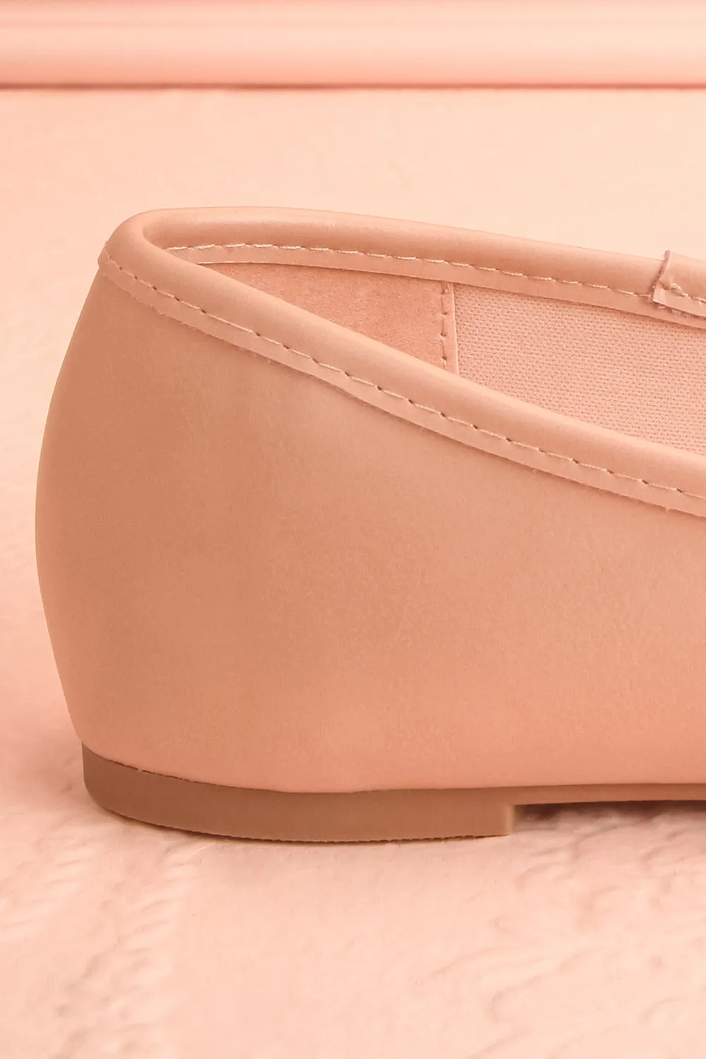 Maree Blush | Pink Ballet Flats w/ Bow