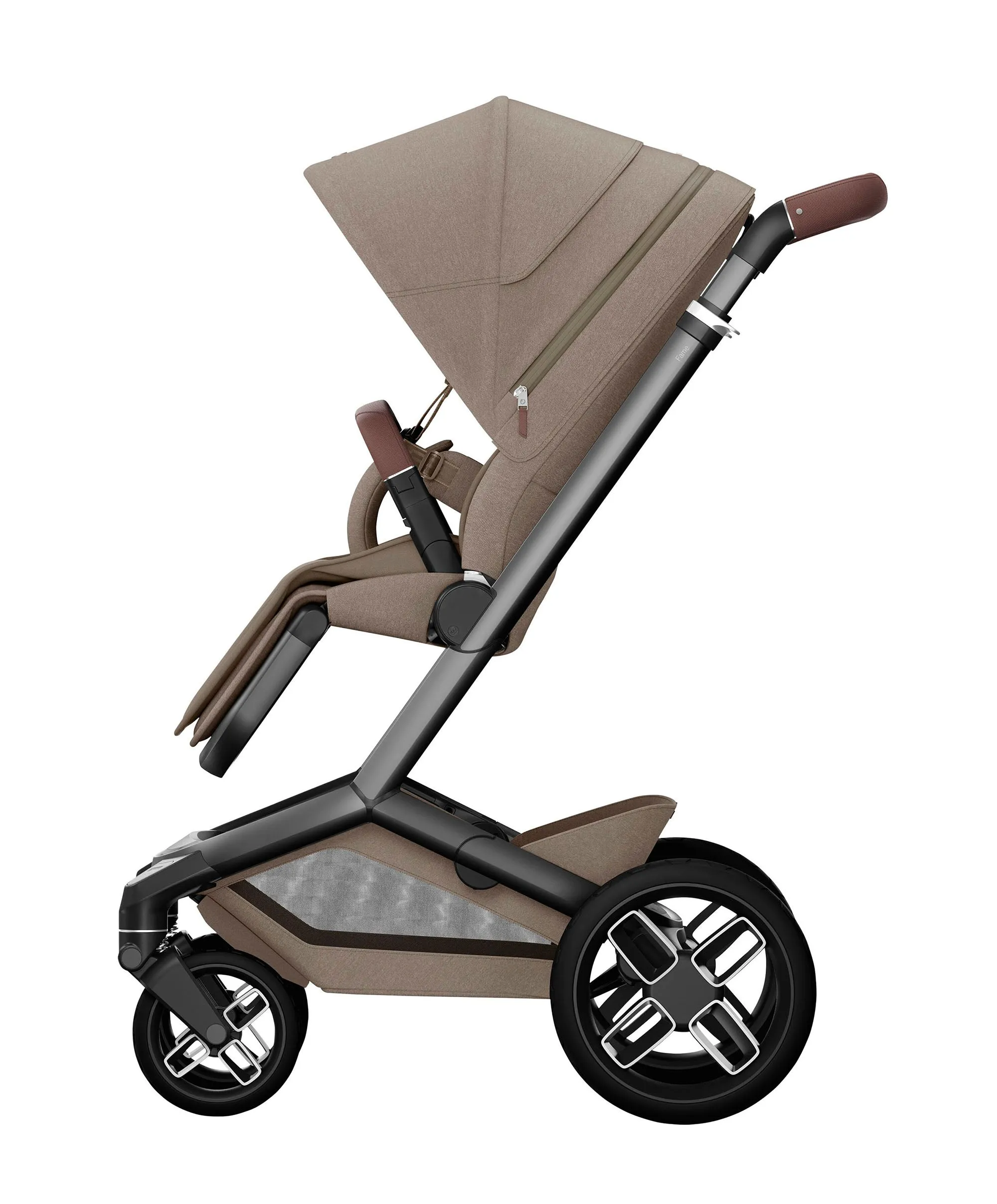 Maxi-Cosi Fame Pushchair – Twillic Truffle with Black Wheels