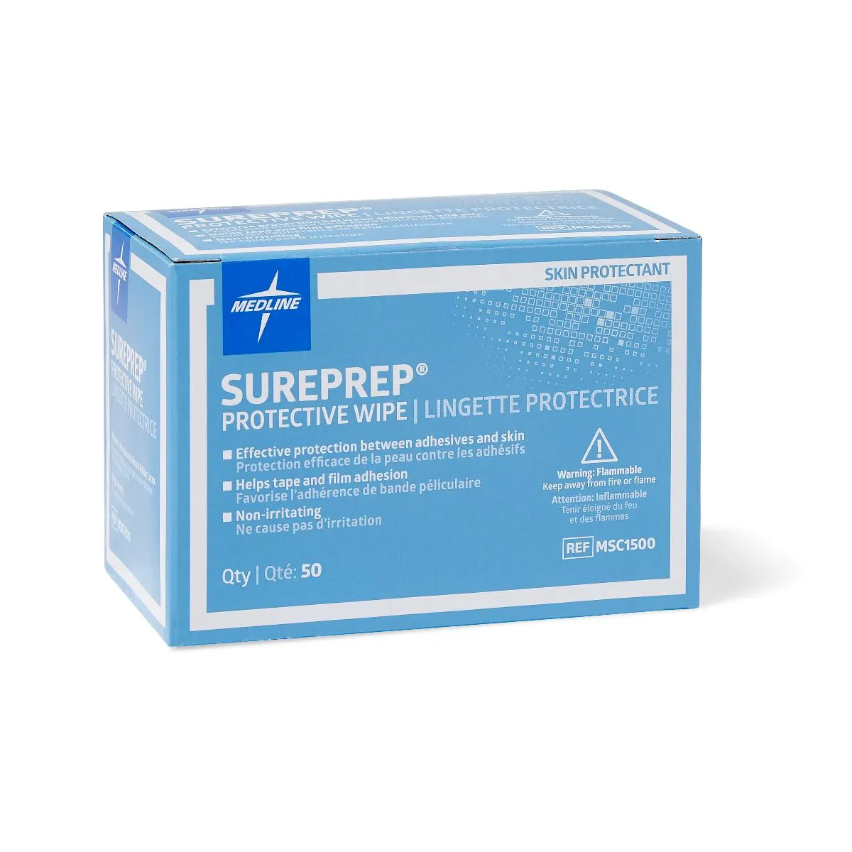 Medline MSC1500 Sureprep Skin Protectant Wipes