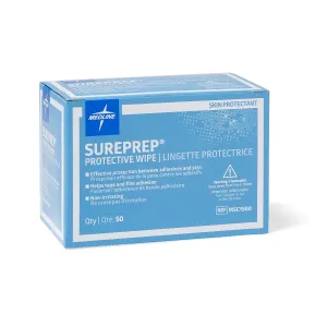 Medline MSC1505Z Sureprep No-Sting Skin Protectant Wipes