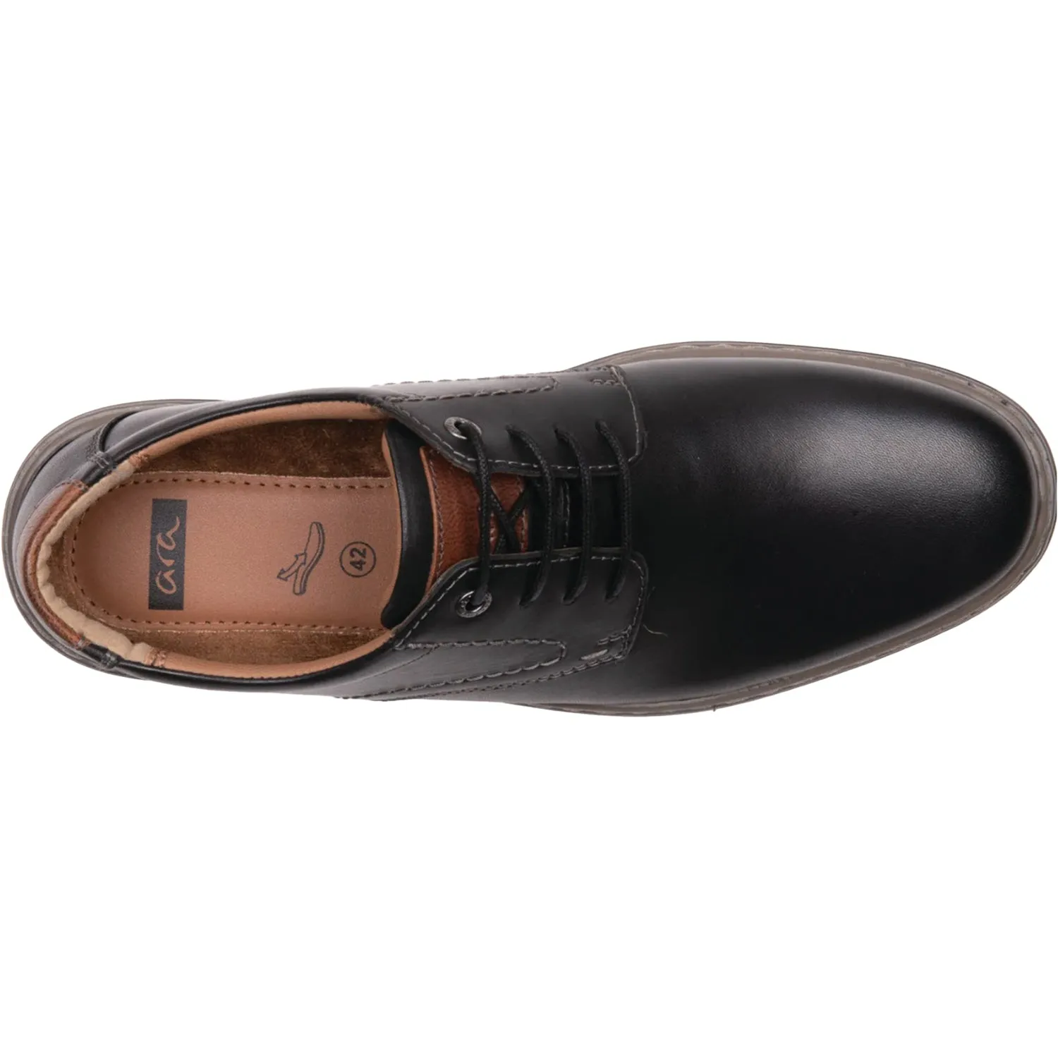 Men's Ara Darien Black Leather