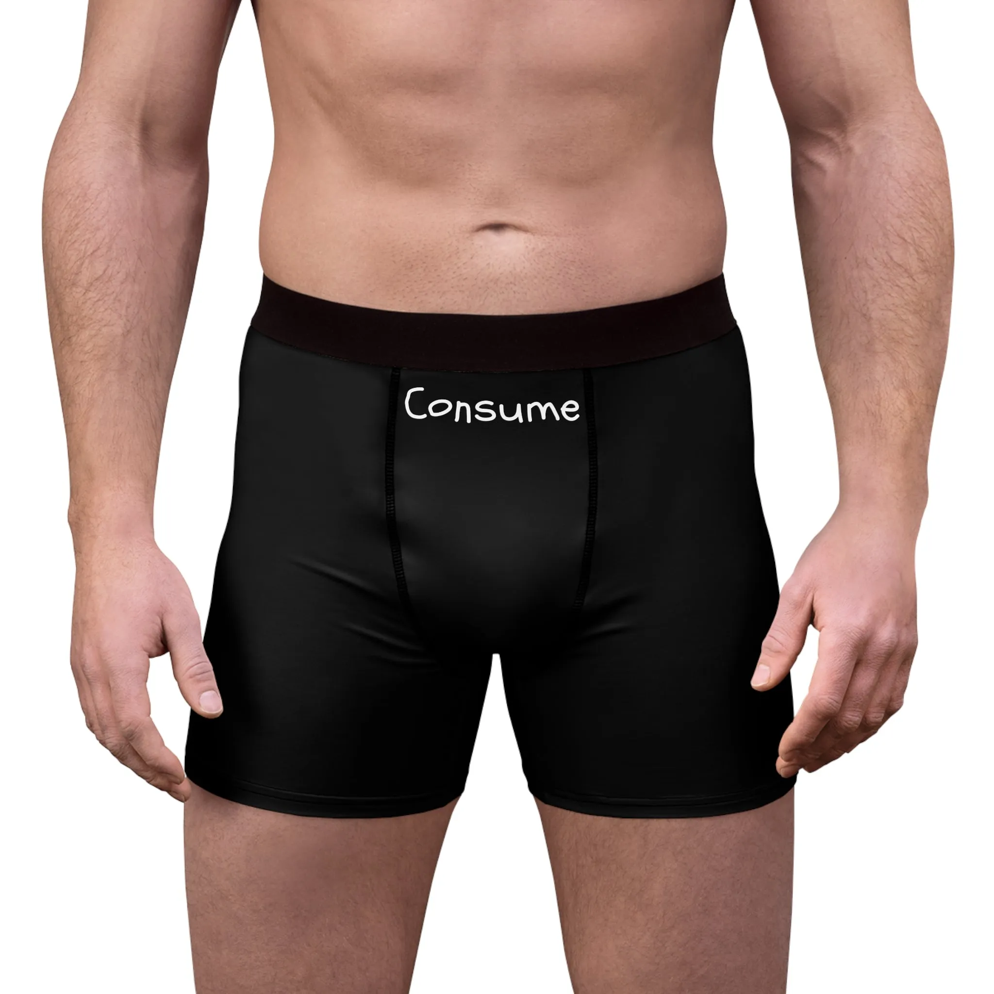 Men's Boxer Briefs - "Consume"