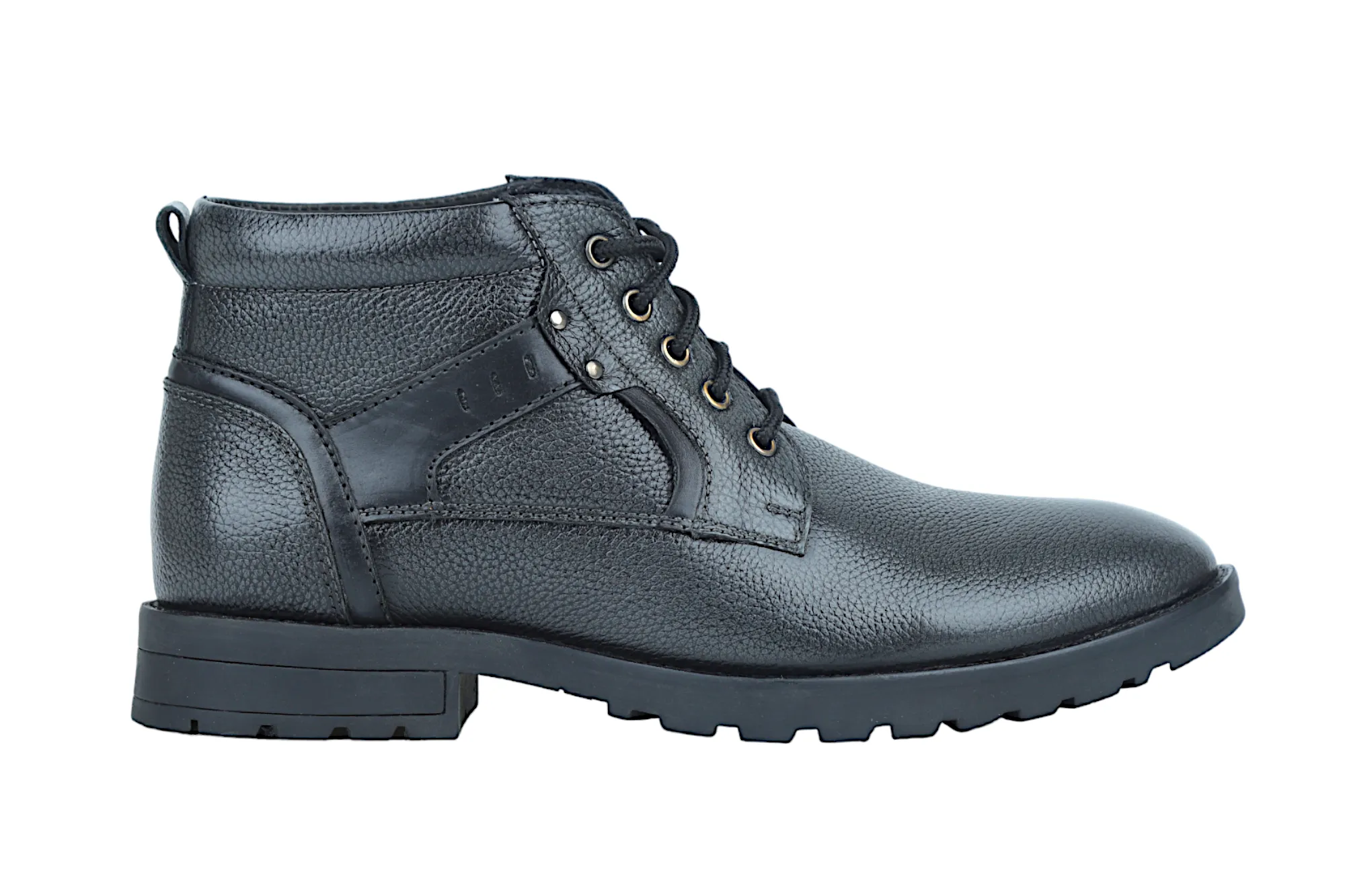 Mens Leather Casual Boot Shoe 38013