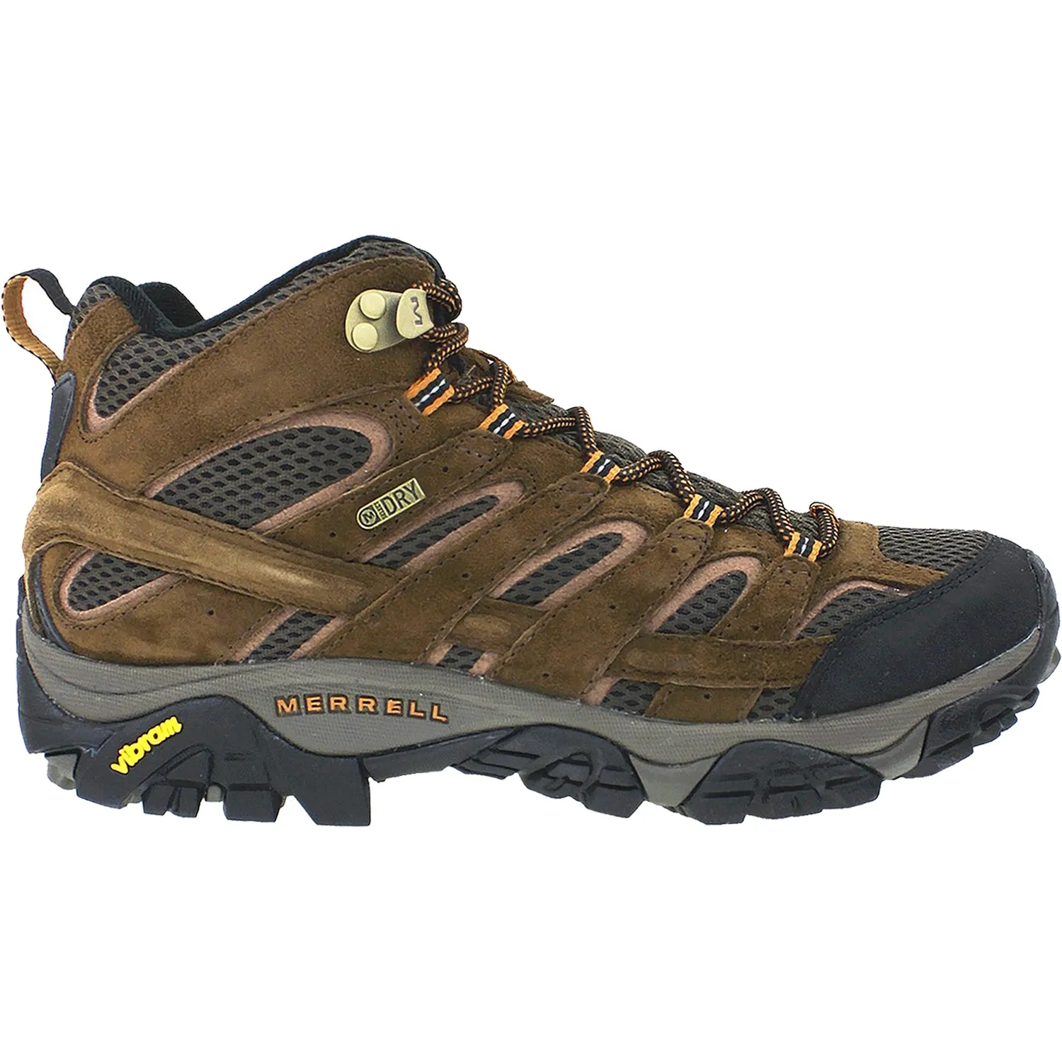 Men's Merrell Moab 2 Mid - Waterproof Earth Suede/Mesh