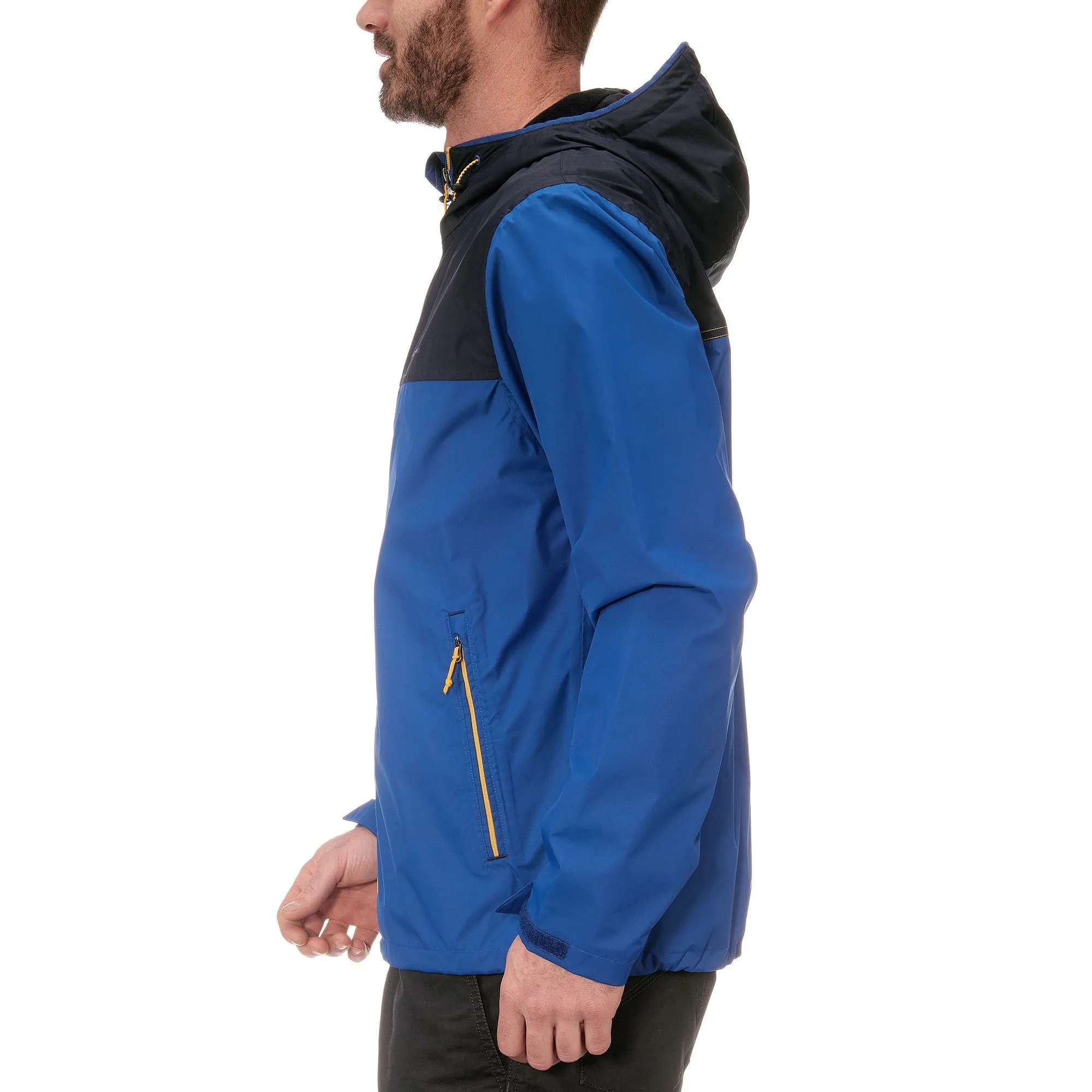 Men's Plain Hiking Waterproof Rain Jacket Arpenaz 100