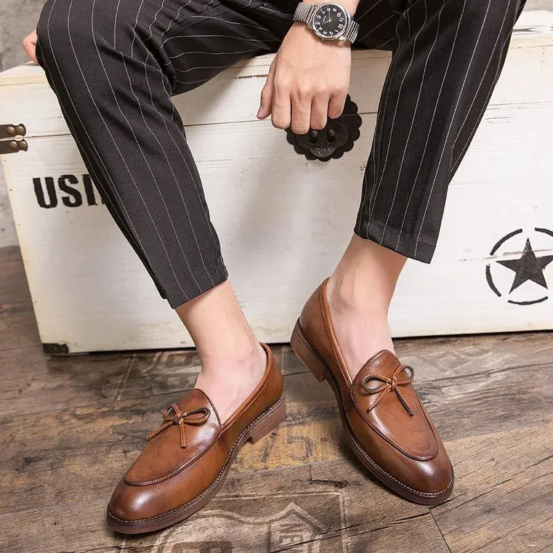 Men's Premium Leather Oxford Shoes - Comfortable & Stylish for Professionals