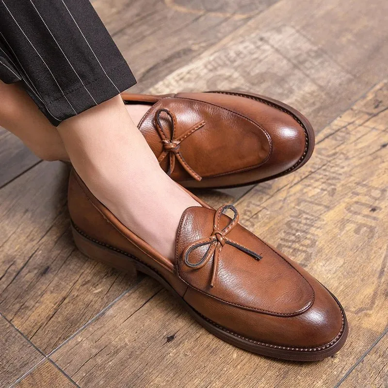 Men's Premium Leather Oxford Shoes - Comfortable & Stylish for Professionals