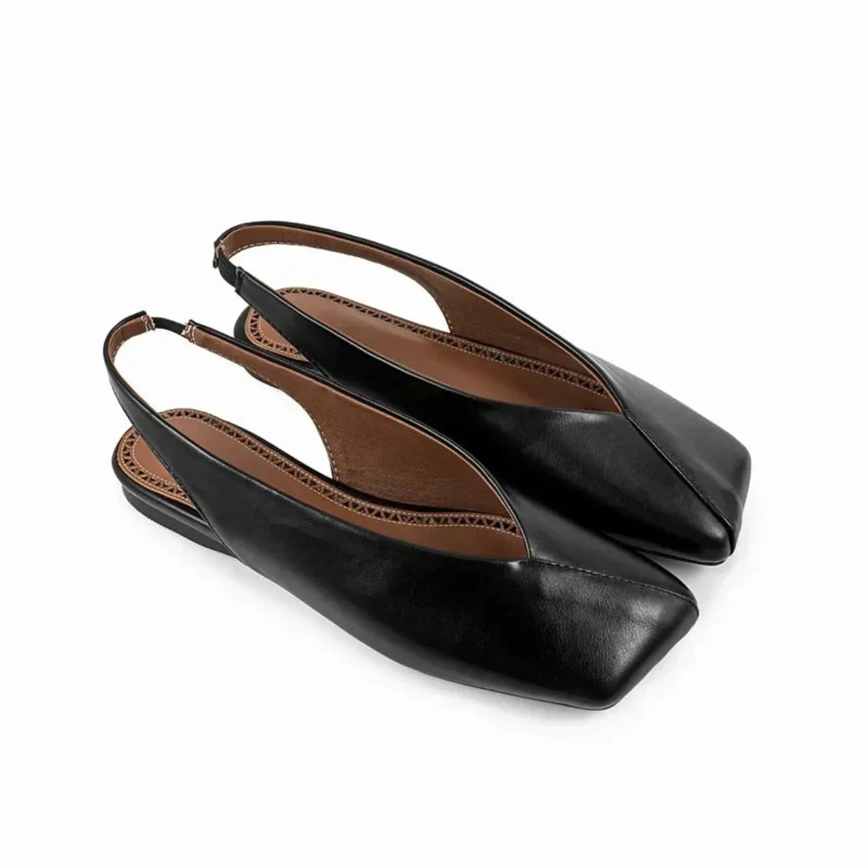 Merendy luxua Leather ballet flats