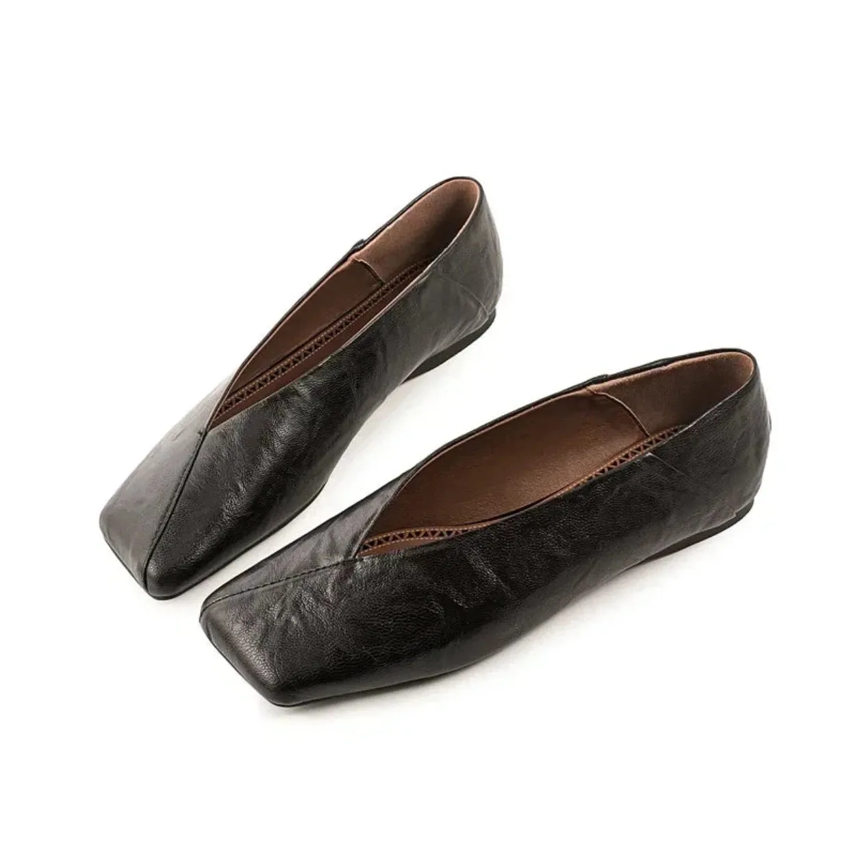 Merendy luxua Leather ballet flats